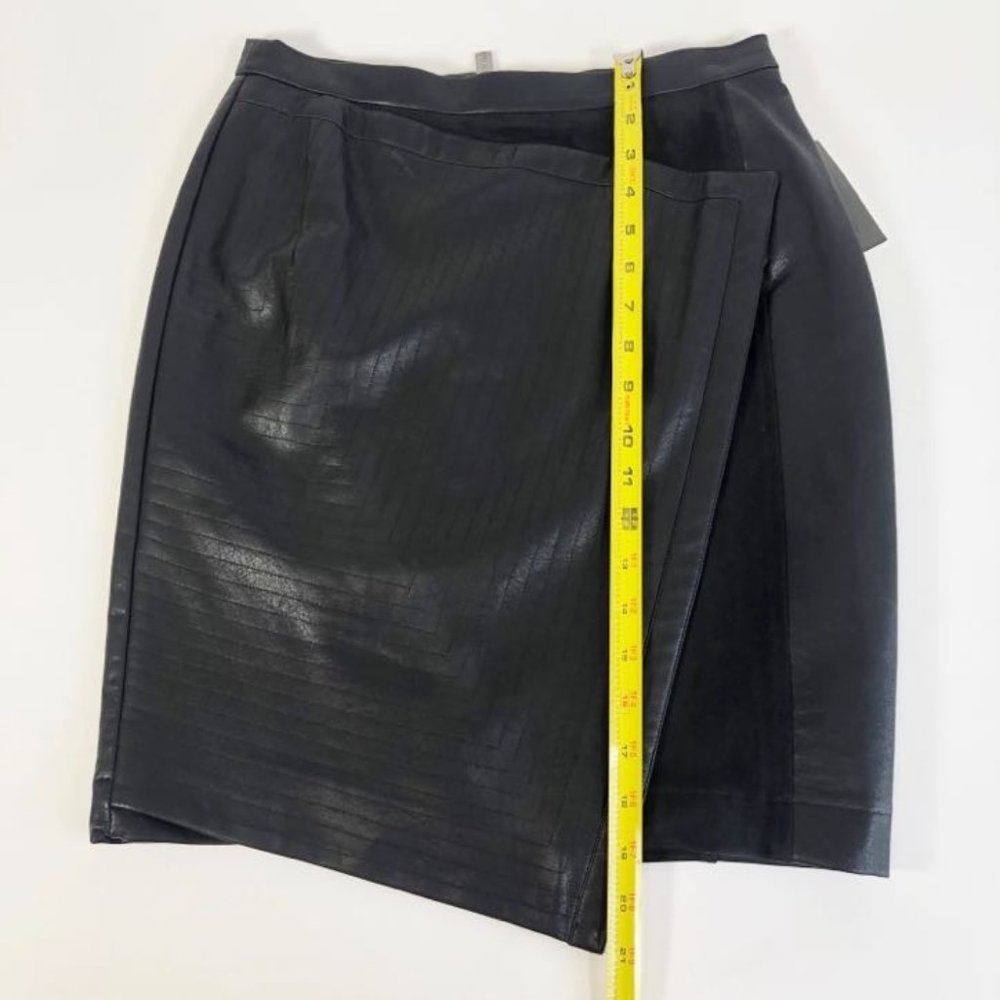 Buffalo Black Asymmetric Carlene Pencil Skirt M - Picture 6 of 8